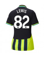 Manchester City Rico Lewis #82 Venkovní Dres pro Dámské 2024-25 Krátký Rukáv